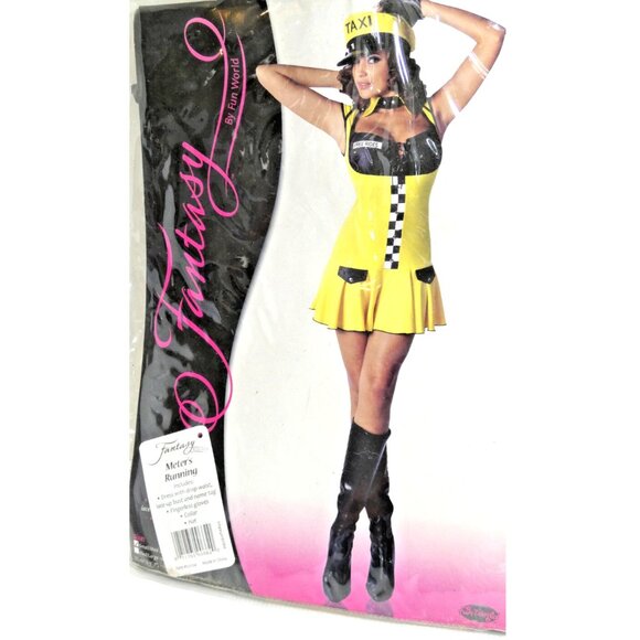 Fun World Meters Running Costume Size Adult S/M Taxi Masquerade Party Halloween - Picture 1 of 8